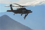 U.S. Army Spec. Ops. aids 1-228th Avn. Reg. with over water hoist training
