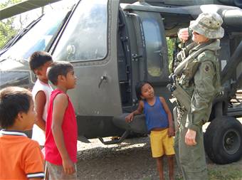 JTF-Bravo moves materials for bridge building in Costa Rica