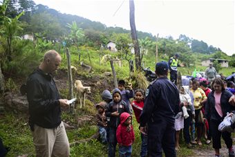 With the strength of their backs, Joint Task Force-Bravo delivers goods to Hondurans in need